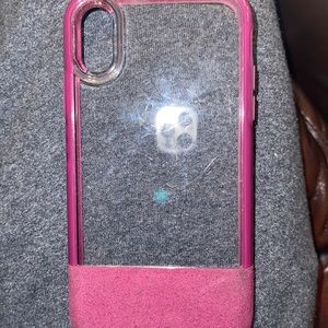 iPhone XR pink otter box case